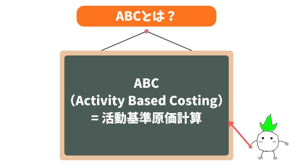 ABC(活動基準原価計算)のイメージ画像