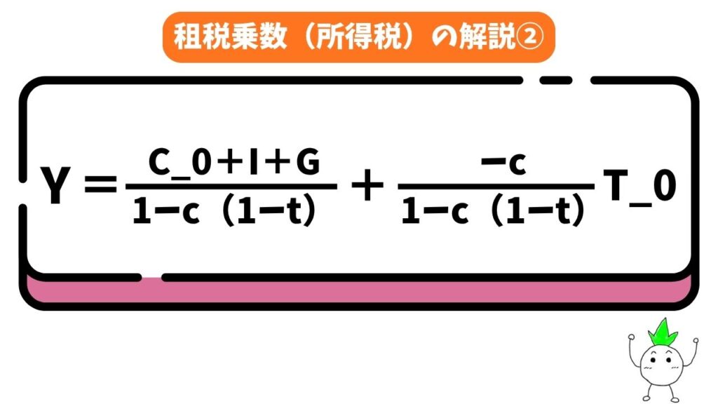 租税乗数(所得税)の解説画像②