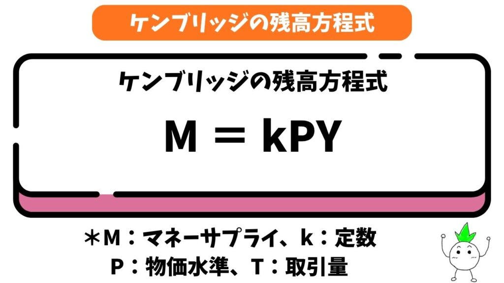 ケンブリッジの残高方程式の解説画像