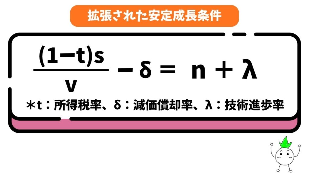 拡張された安定成長条件の画像