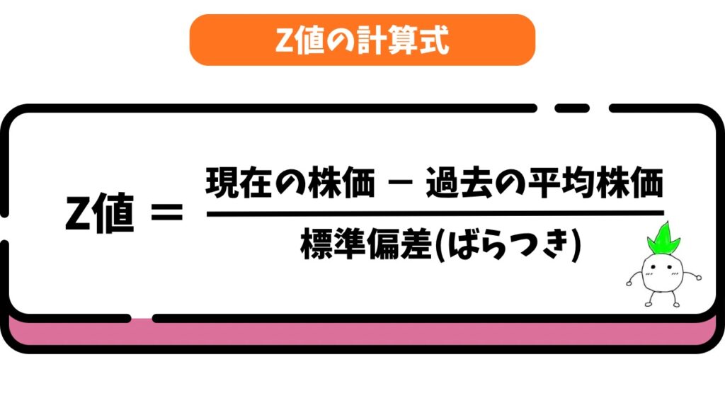 Z値の計算式の画像
