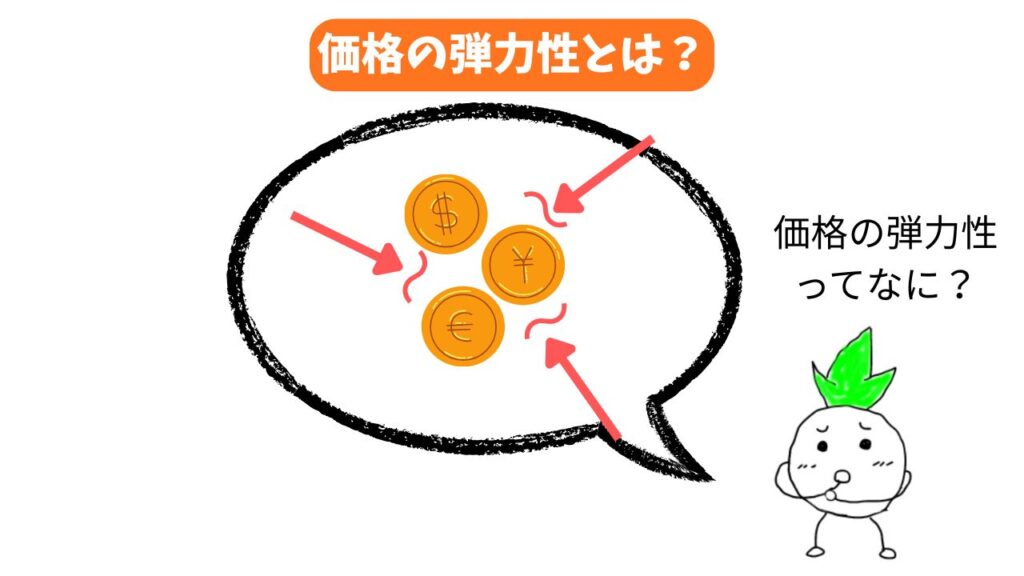 価格の弾力性のイメージ画像
